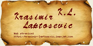 Krasimir Laptošević vizit kartica